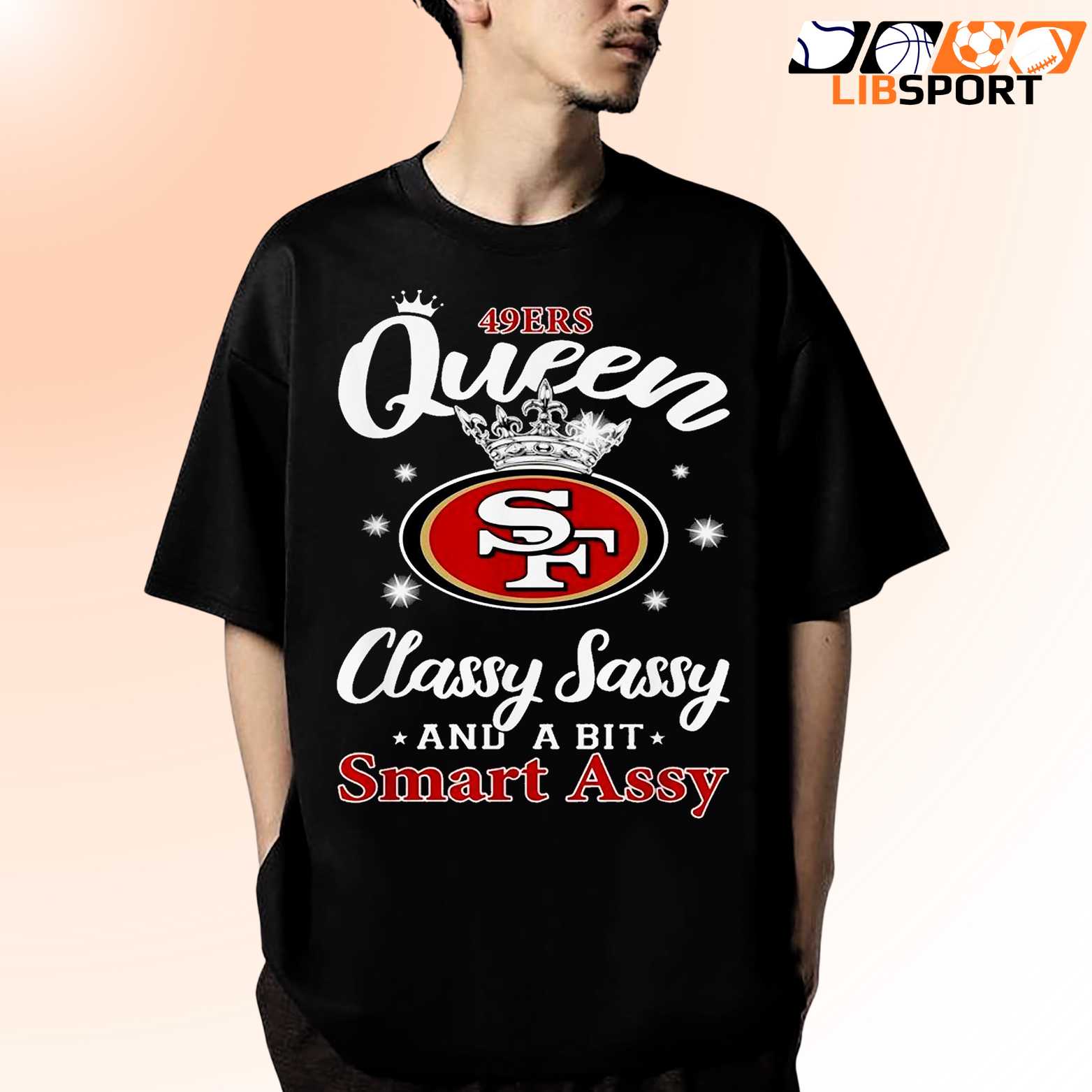 49ers Queen Shirt, San Francisco 49ers Women T-Shirt, Nfl Football Fan Tee